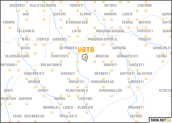 map of Vaţa