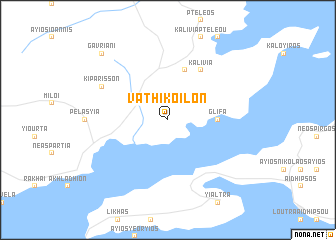 map of Vathíkoilon