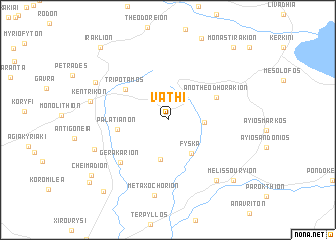 map of Váthi