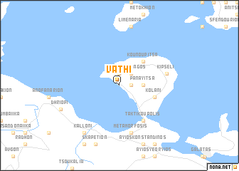 map of Vathí