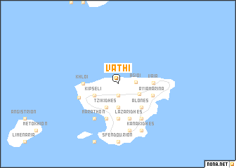 map of Vathí