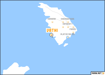 map of Vathí