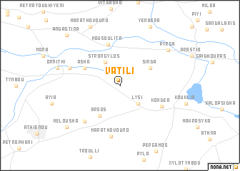 map of Vatili