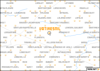 map of Vatimesnil