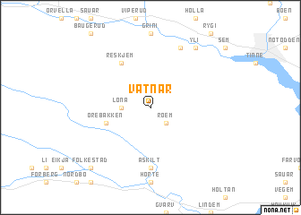 map of Vatnar