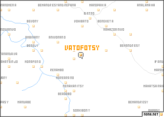 map of Vatofotsy