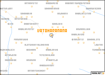 map of Vatoharanana