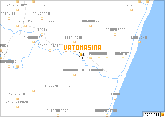 map of Vatomasina