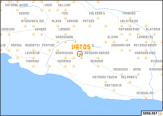 map of Vátos