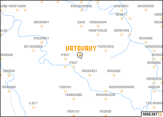 map of Vatovaky