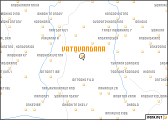 map of Vatovandana