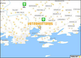 map of Vätra Hertonäs