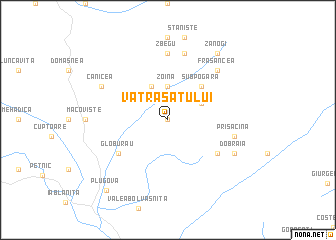 map of Vatra Satului