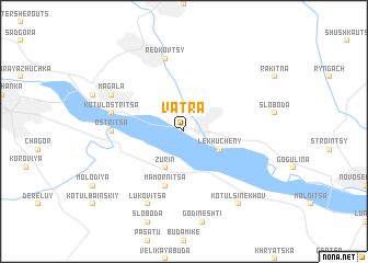 map of Vatra