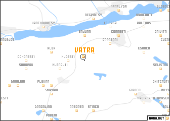 map of Vatra