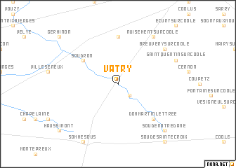 map of Vatry