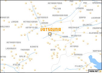 map of Vatsouniá