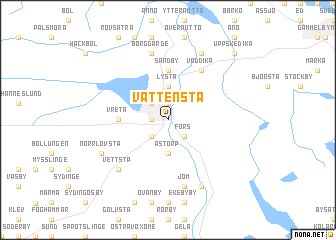 map of Vattensta