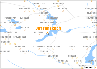map of Vätterskoga