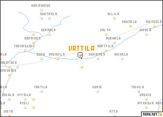 map of Vättilä