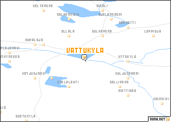 map of Vattukylä