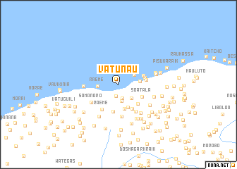 map of Vatunau