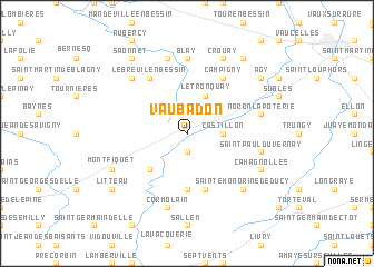 map of Vaubadon