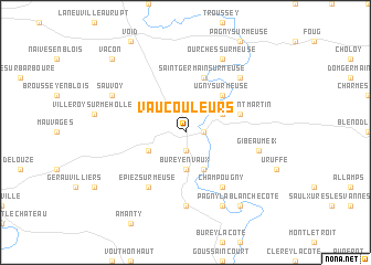 map of Vaucouleurs