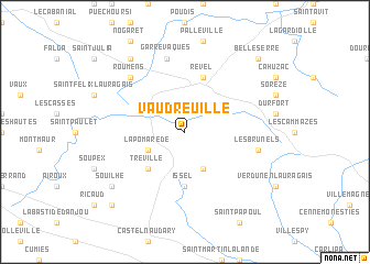map of Vaudreuille