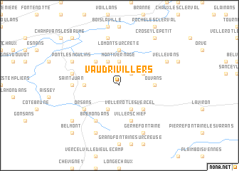 map of Vaudrivillers