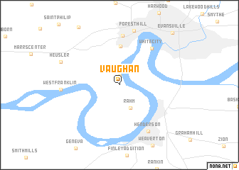 map of Vaughan