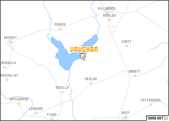 map of Vaughan