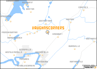 map of Vaughns Corners