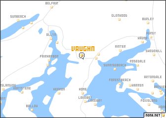 map of Vaughn