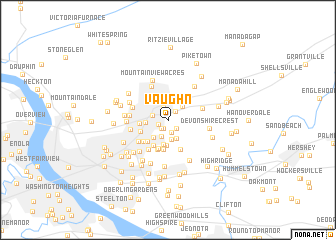 map of Vaughn