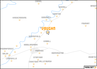 map of Vaughn