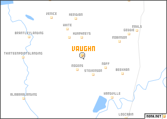 map of Vaughn