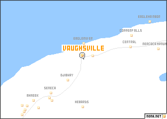 map of Vaughsville