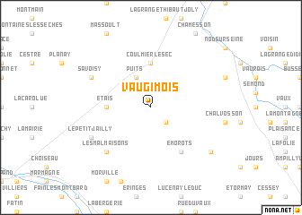 map of Vaugimois