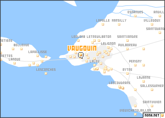 map of Vaugouin