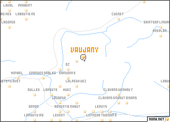 map of Vaujany