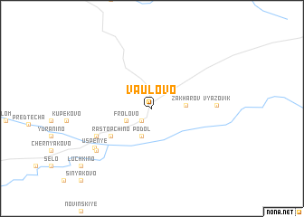 map of Vaulovo