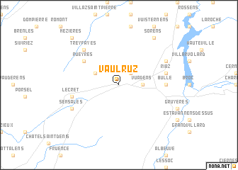 map of Vaulruz