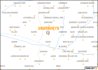 map of Vaunaveys