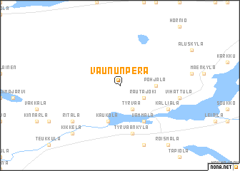 map of Vaununperä