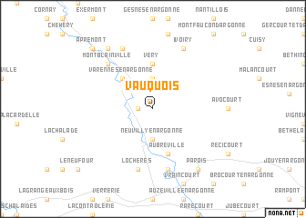 map of Vauquois