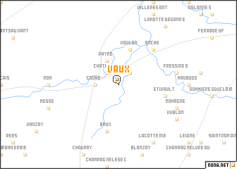 map of Vaux