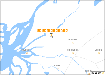 map of Vavāniā Bandar