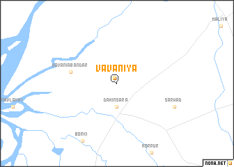 map of Vavānīya