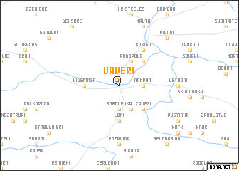 map of Vāveri